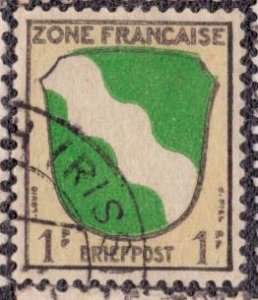 Germany -French Occupation 1945 -  4N1 Used