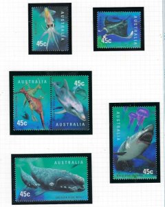 Australia 1702-07 MNH 1998 Marine Life (fe1343)