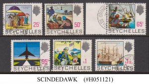 SEYCHELLES - 1969-72 HISTORY OF SEYCHELLES - 6V - USED