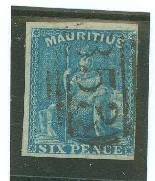 Mauritius #18 Used Single