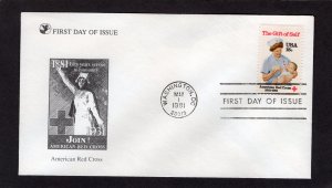 1910 Red Cross, FDC Readers Digest