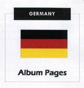 Germany - CD-Rom Stamp Album 1851- 2022 Color Illustrated Album Pages