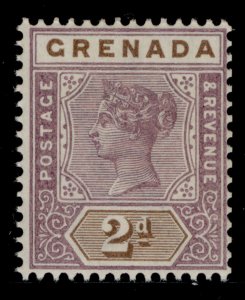 GRENADA QV SG50, 2d mauve and brown, NH MINT. Cat £40.