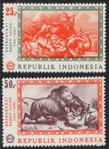 Indonesia Raden Saleh (Scott #730-3) MH 