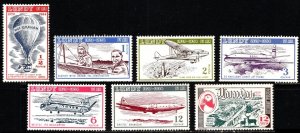1954 Lundy Island Fantasy Pictorials 1/2 Puffin-9 Puffin Values Set/6 Unused LHM