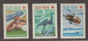 Finland Scott #B176-B177-B178 Stamps - Mint NH Set