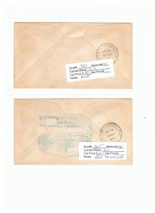 Lot of 9 Daniel Webster First Day covers different John Gill cachets  Scott #725