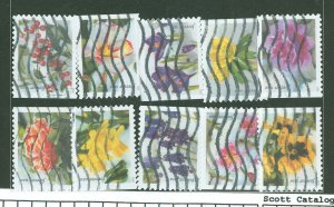 United States #5727-36 Used Single (Complete Set)