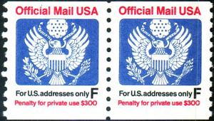 U.S. #O144 Pair MINT OG NH
