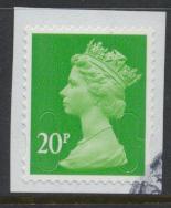 GB Security Machin 20p SG U2924 SC# MH403 Used No Souce/ Date Code 17 see det...