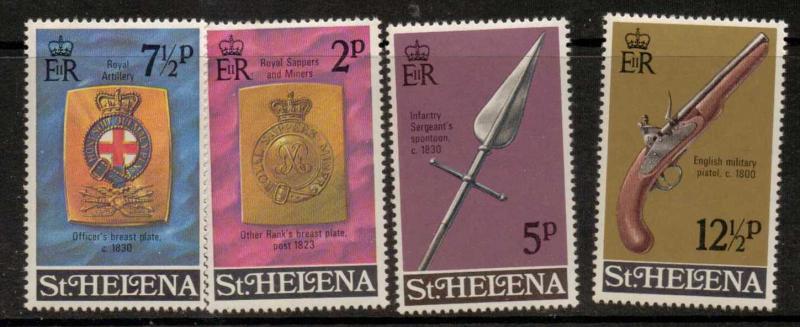 ST.HELENA SG285/8 1972 MILITARY EQUIPMENT MNH