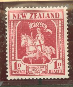 New Zealand #B7 Mint (NH) Single