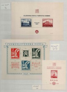 Czechoslovakia 1945/60 A4 8/16 stockbook of commemorative and definitive Stamps