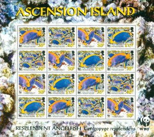 ASCENSION ISLAND 872a  MNH  SHEET/16 SCV $35.00 BIN $20.00