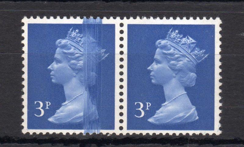 3p FCP/GA MACHIN UNMOUNTED MINT PAIR + PRINTING ERROR