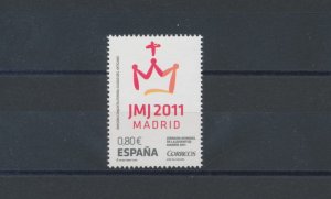 2011 Spain, World Youth Day, Single Set 1 value - n . 1572, Joint Issue - MNH *
