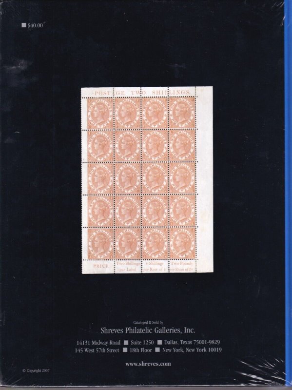 William H Gross Great Britain Collection, Vols 1 & 2 HB, Shreves Auction, 2007.