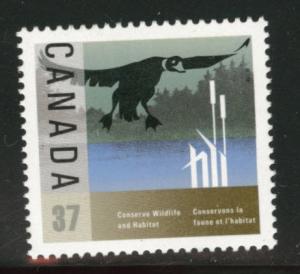 Canada Scott 1204 MH* Duck Landing stamp 1988