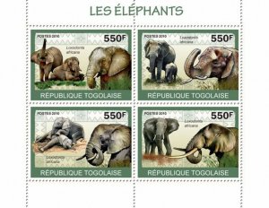 Togo 2010 MNH - Elephants. YT 2108-2111, Mi 3479-3482