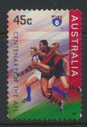 Australia SG 1619  Used  Self Adhesive - Australian Rules