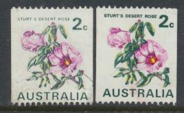 Australia  Sc# 439A Flowers Stuart's Desert Rose with variety Used see details 