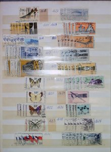 Czechoslovakia Collection Series and Commemoratives Stamps Used LR104P18-