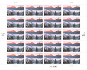 Grand Teton National Park Sheet of Twenty 98 Cent Airmail Stamps Scott C147