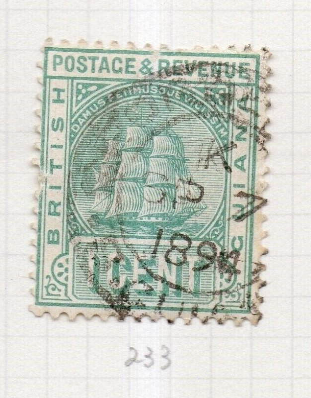 British Guiana Ship Type 1900 Early Issue Fine Used 1c. NW-201321