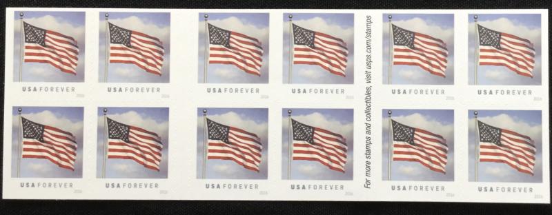 US #5055a MNH Booklet of 20 “Old Glory” American Flag