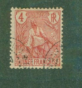 FRENCH GUINEA 20 USED (RL) 2586 BIN $1.50
