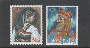 Norway  Scott#  940-941  MNH  (1989 Nordic Cooperation)