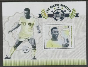 IVORY COAST - 2018 - Football - Perf Min Sheet #1 - MNH - Private Issue