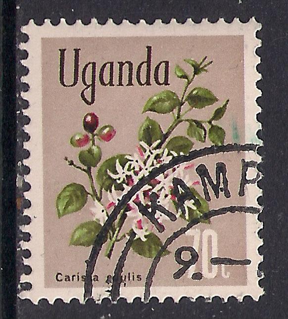 Uganda 70 cent used stamp ( C405 )