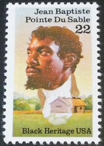 1987 22c Jean Baptiste Pointe du Sable Scott 2249 Mint NH