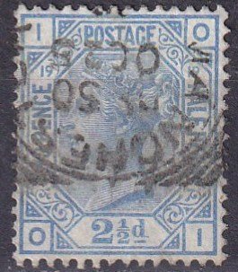 Great Britain #68 Plate 19 F-VF Used  CV $65..00 (Z4518)