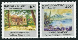 New Caledonia 640-641, MNH. Mi 890-891. Paintings 1990. M.Petron, C.Degroiselle.