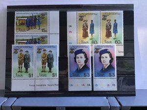 Nevis  Girl Guides 75th Anniversary mint never hinged stamps R27734