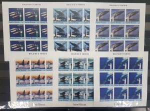 B0116 Imperf 2004 Guinea-Bissau Whales Lighthouses Marine Life 9Set Mnh