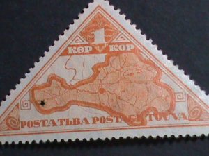 ​TANNU TUVA-1935-SC#54- MAP OF TUVA MLH -VERY FINE- VERY HARD TO FIND