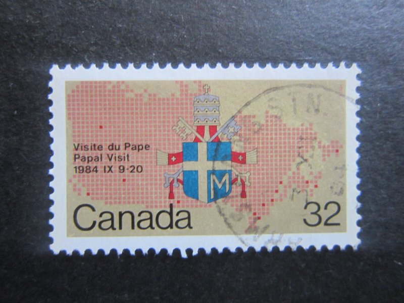 Canada #1030 Papal Visit  Nice stamps {ca1723}