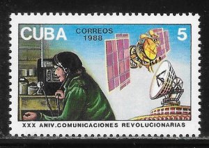 Cuba 3007 30th Anniversary Radio Rebelde single MNH