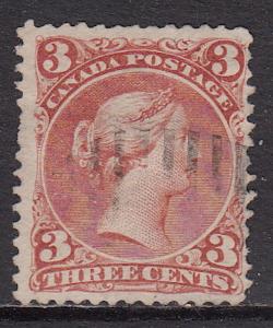 Canada #25, used, rCV $35.00