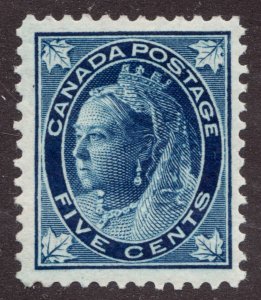 1897 Canada #70 Maple Leaf - 5¢ Victorian Stamp - LH Estimate $200 CDN