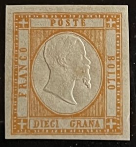 Italy - Neapolitan Provinces Scott# 25 Unused VF H  Cat $110.00