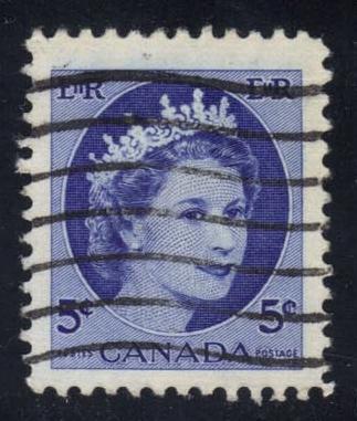 Canada #341 Queen Elizabeth II, used (0.20)