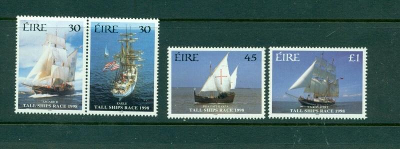 Ireland - Sc# 1142a-4. 1998 Tall Ships. MNH $5.75.