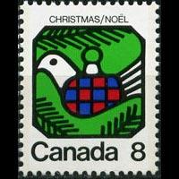 CANADA 1973 - Scott# 626 Christmas-Dove 8c NH