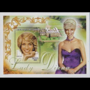 GUINEA 1998 - Scott# 1442 S/S Princess Diana NH