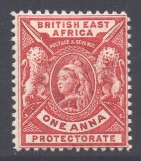 KUT East Africa Scott 73 - SG66a, 1896 Victoria 1a MH*