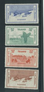 Iceland B1-4  MNH